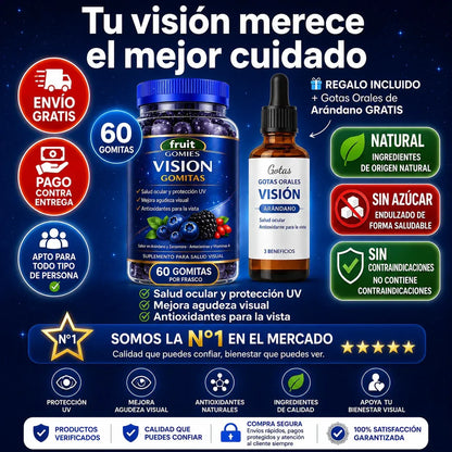 GOMAS VISION OCULAR + REGALO