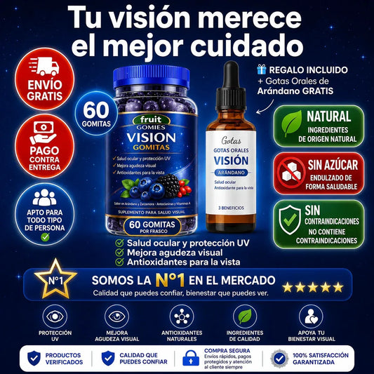 GOMAS VISION OCULAR + REGALO